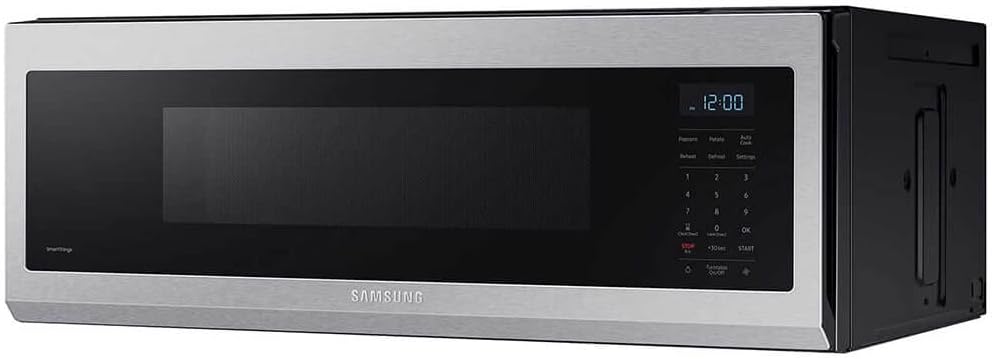 1.1 Cu. Ft. Low Profile Over the Range Stainless Steel Microwave