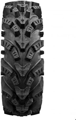 SuperATV Intimidator UTV / ATV Mud Tire for RZR, X3, General, Maverick, Ranger, Rock & All Terrain UTV Mud Tire | 26.5x10-14 | 2" Tread Depth | 6 Ply Ratings