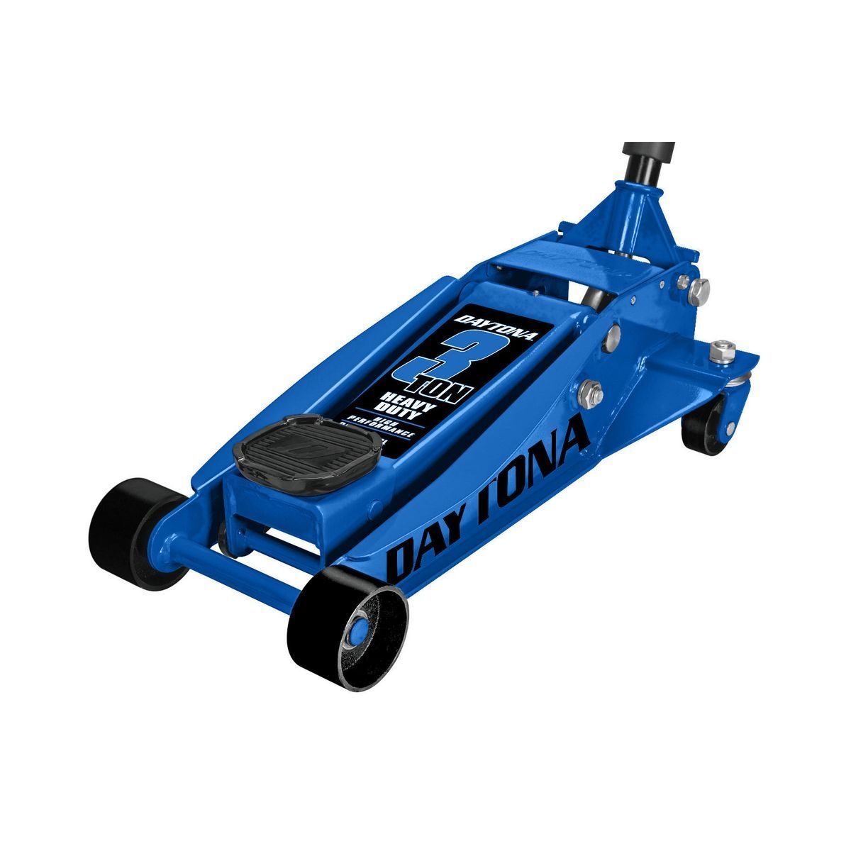 DAYTONA 3 Ton Professional Floor Jack with RAPID PUMP, Blue