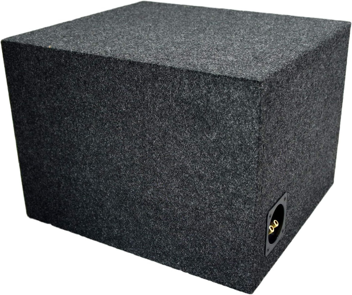 Car Audio Single 12" Vented Subwoofer Stereo Sub Box Ported Enclosure 5/8" MDF Pack of 2