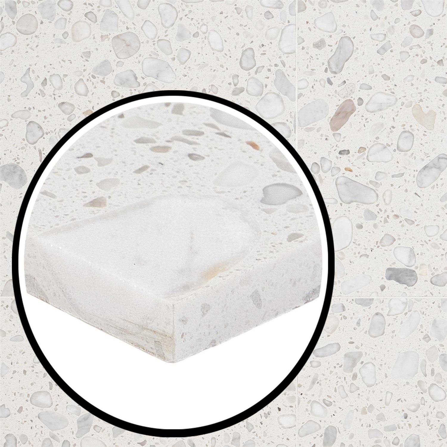Terra Italia 23.62 in. x 23.62 in. Honed Terrazzo Floor and Wall Tile Ivy Hill Tile - Shop Hardware Tools Online Store