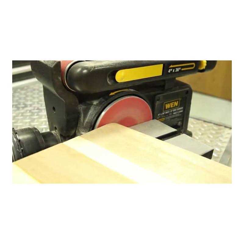 WEN 4.3-Amp 4 x 36 in. Belt and 6 in. Disc Sander with Cast Iron Base - Shop Hardware Tools Online Store