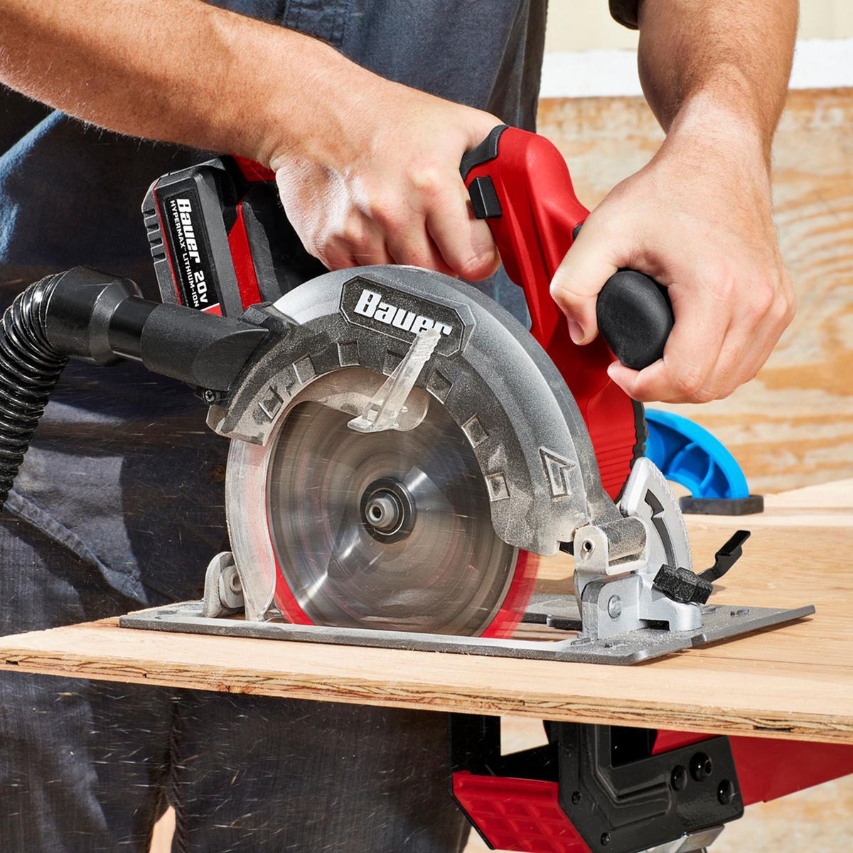 BAUER 20V Brushless Cordless, 7-1/4 in. Circular Saw - Tool Only