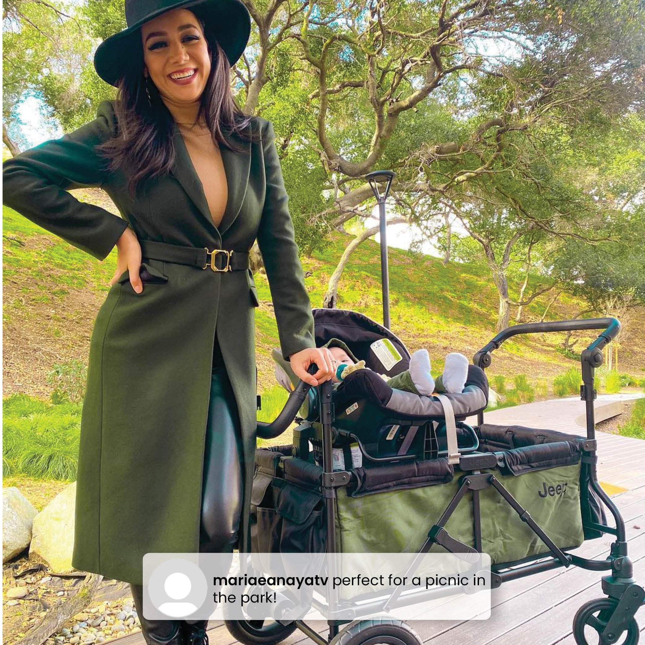 Jeep Deluxe Wrangler Wagon Stroller with Cooler Bag and Parent Organizer by Delta Children Unisex