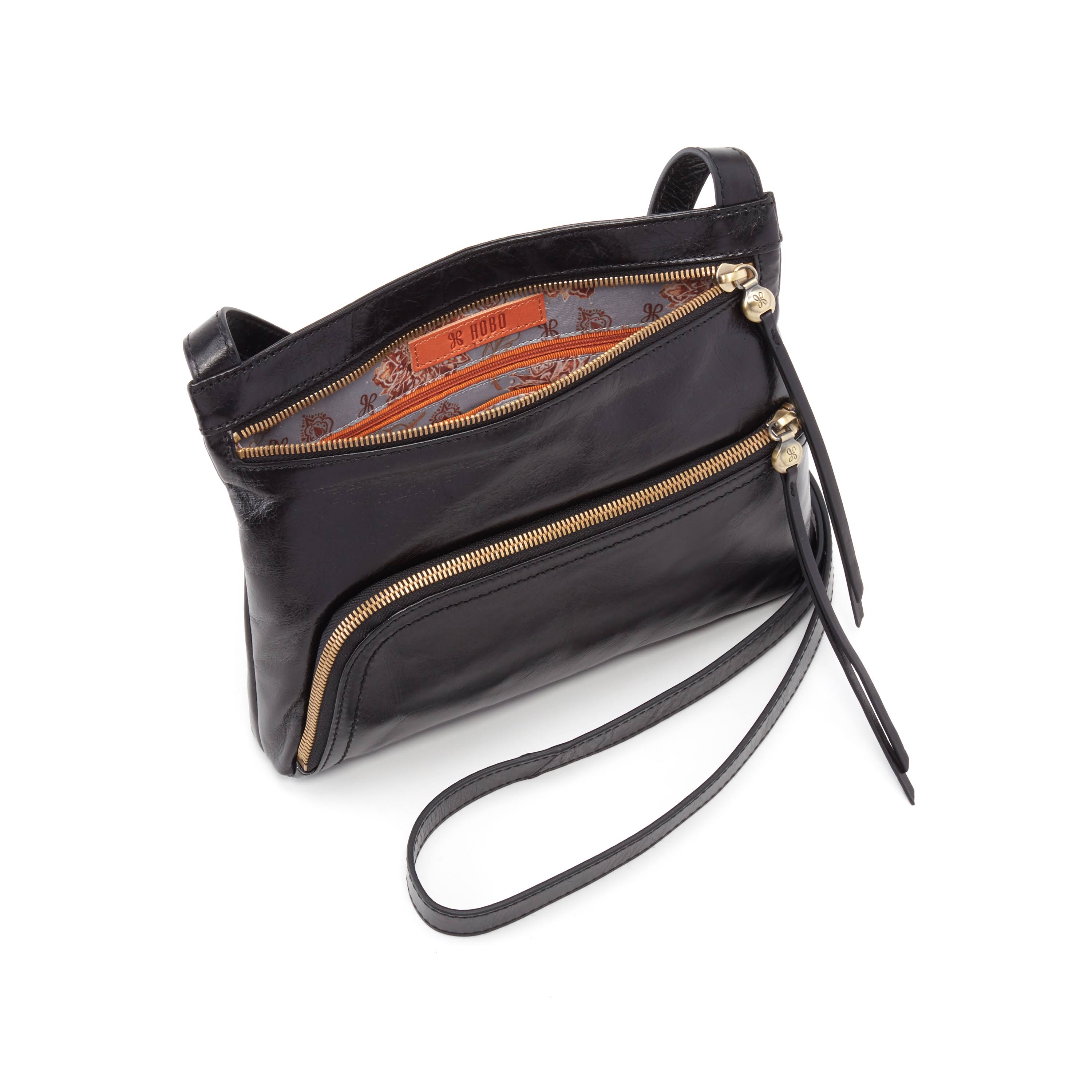 Hobo Black Cassie Crossbody
