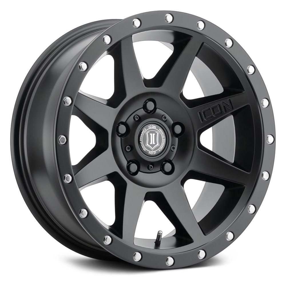 Icon Alloys - Rebound / Satin Black 20x9 / 5.5 / 8x180