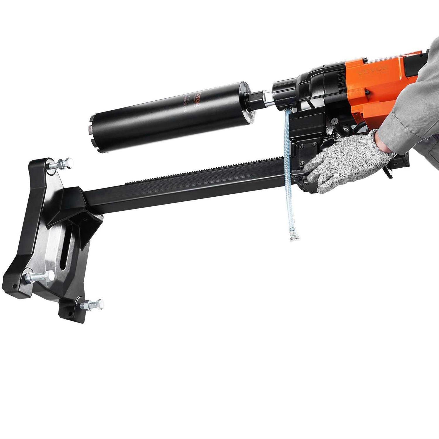 VEVOR Diamond Core Drilling Machine 10in Wet Concrete Core Drill Rig with Stand Wheels - Shop Hardware Tools Online Store