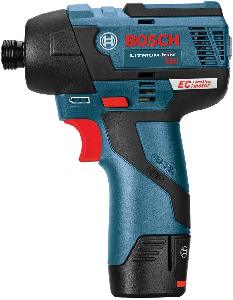 Bosch PS42N 12V Max Brushless Impact Driver (Bare Tool), Blue
