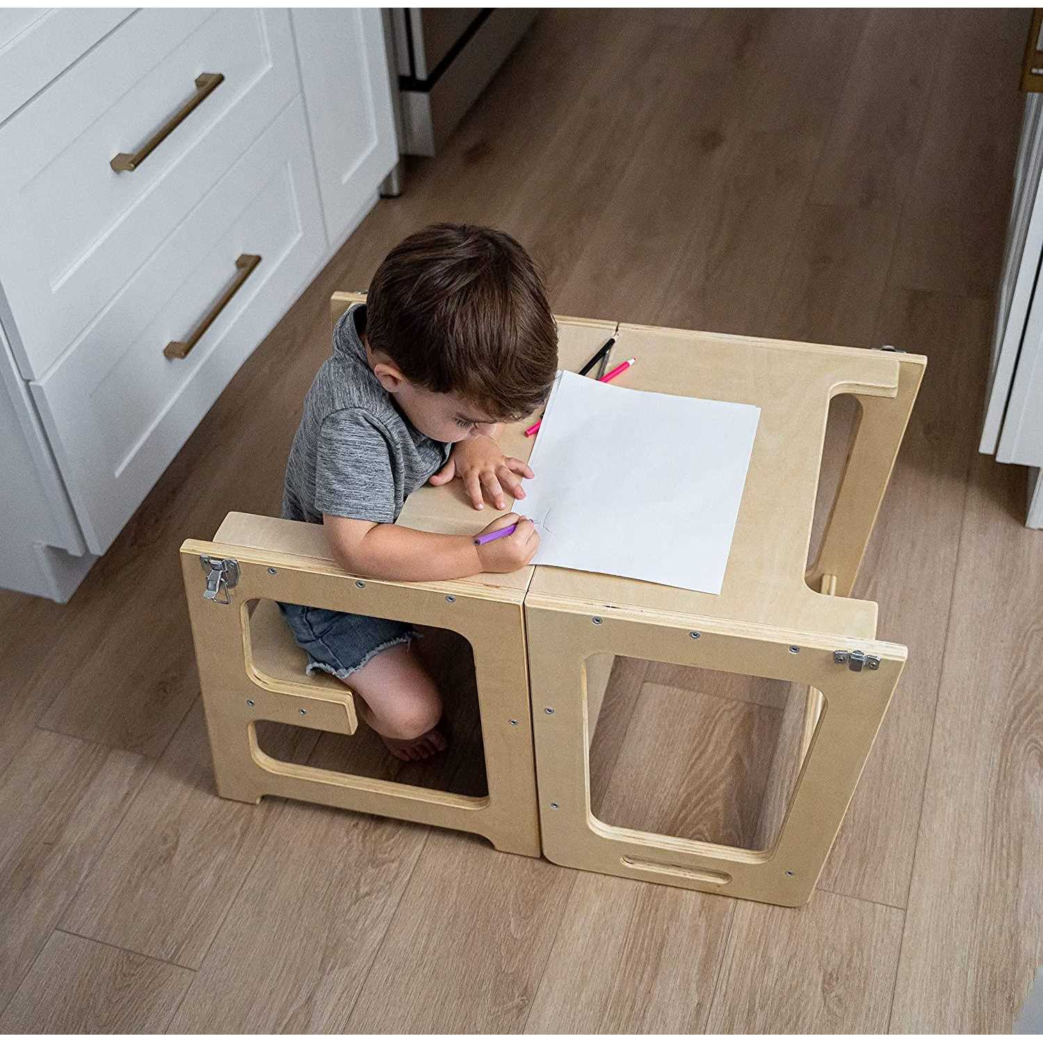 Avenlur 4 in 1 Kitchen Tower, Desk, Step Stool and Chalkboard - Shop Hardware Tools Online Store