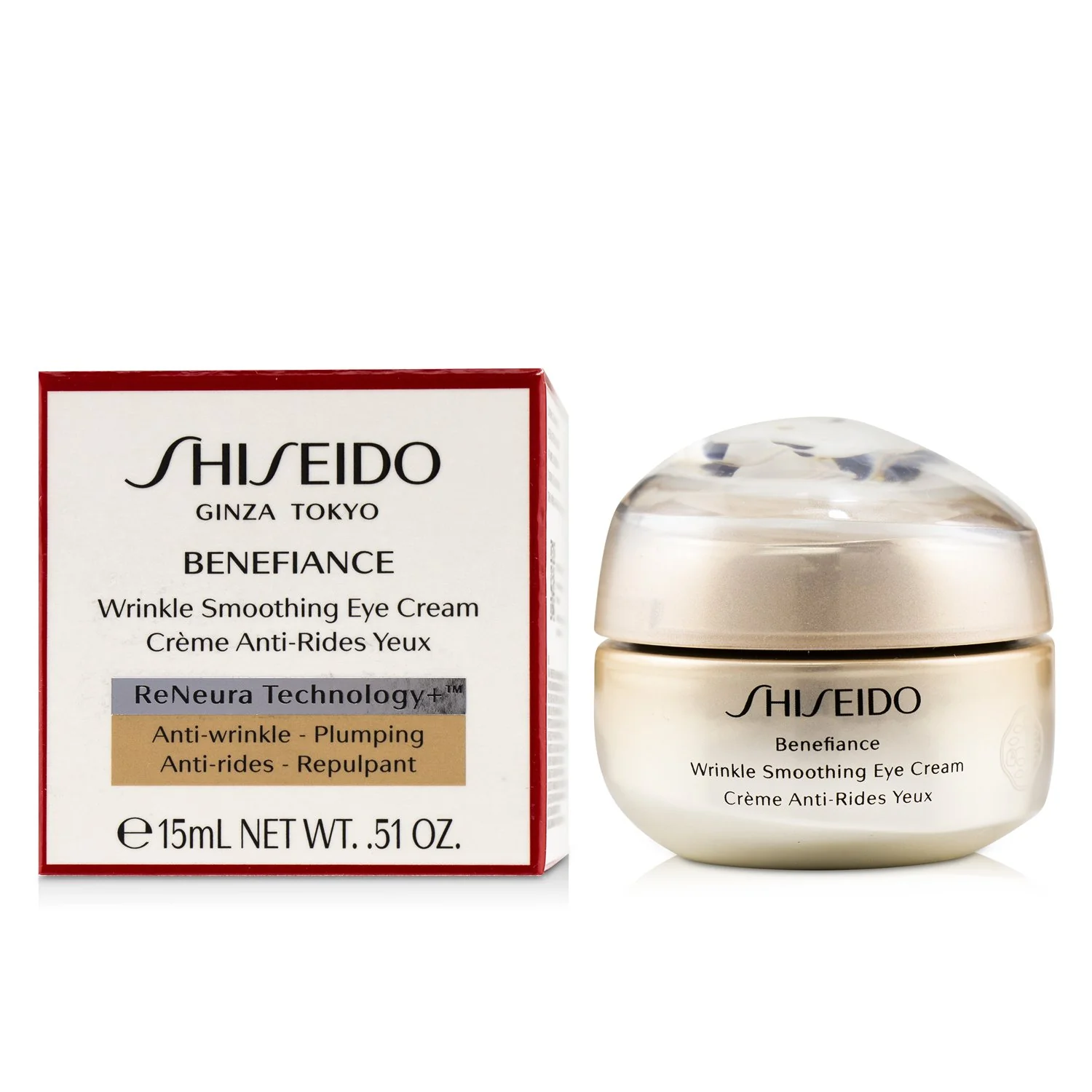 Shiseido Benefiance Wrinkle Smoothing Eye Cream (Unboxed) 15ml/0.51oz