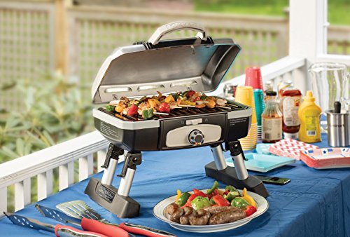 Cuisinart Cgg-180T Porcelain Stainless Steel Aluminum Gas barbecue grill