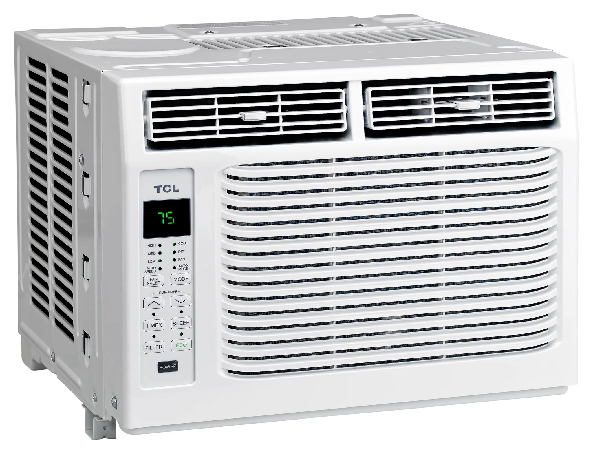 TCL 6,000 BTU 115-Volt Window Air Conditioner with Remote, White, W6W31