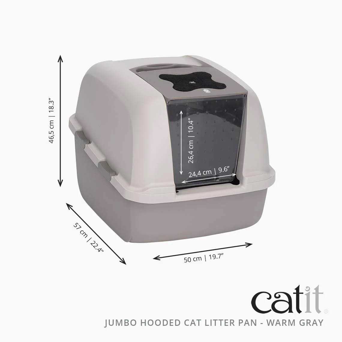 Catit Hooded Cat Litter Pan - Pet Supplies online store