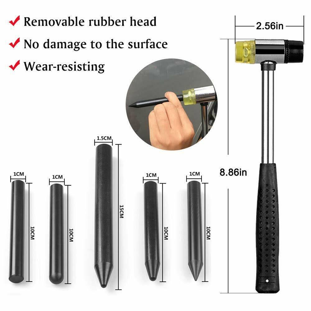 Manelord Auto Body Dent Repair Kit, Car Dent Puller with Golden Dent Puller for Auto Body Dent Removal, Minor Dent and Deep Dent
