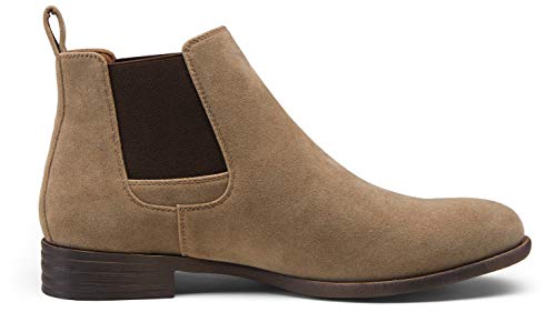 Jousen Men's Chelsea Boots Lightweight Casual Chukka Ankle Boots Classic Elastic Dress Boots For Men
