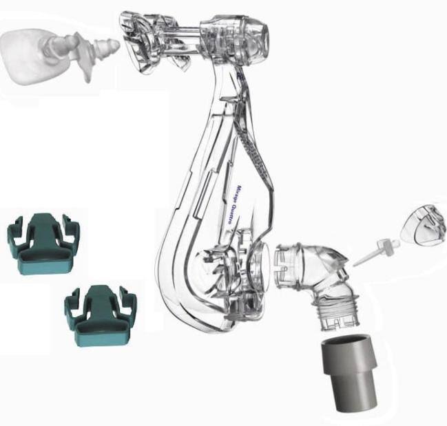 ResMed Mirage Quattro Mask Assembly - Medium - 61266