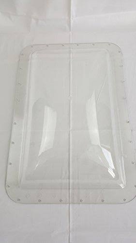 Premium Heavy Duty 18 x 26 OD Trailer New Skylight Plastic Lexan Polycarbonate RV 14 x 22 ID Clear