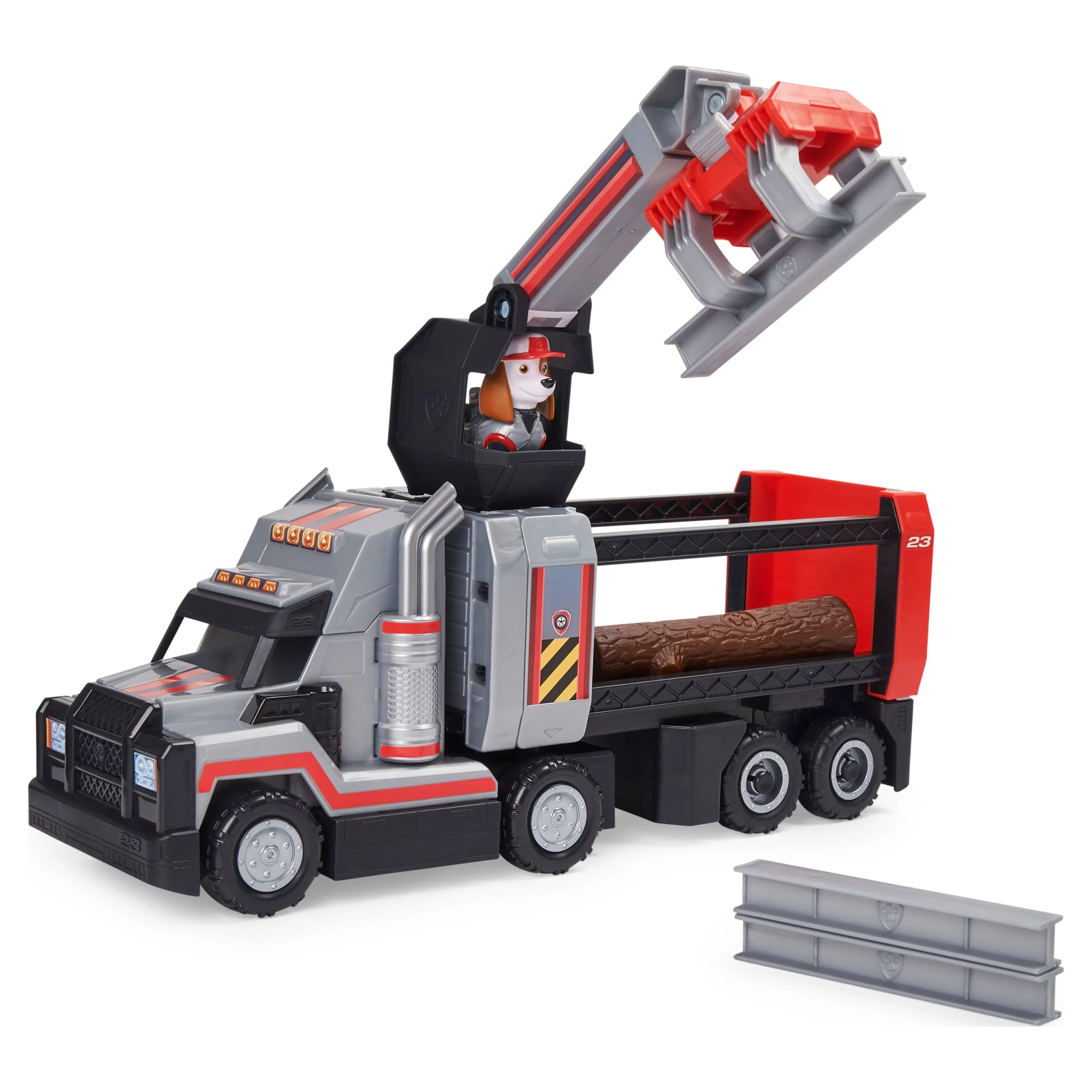 PAW Patrol, Al’s Deluxe Big Truck Toy with Moveable Claw Arm and Accessories
