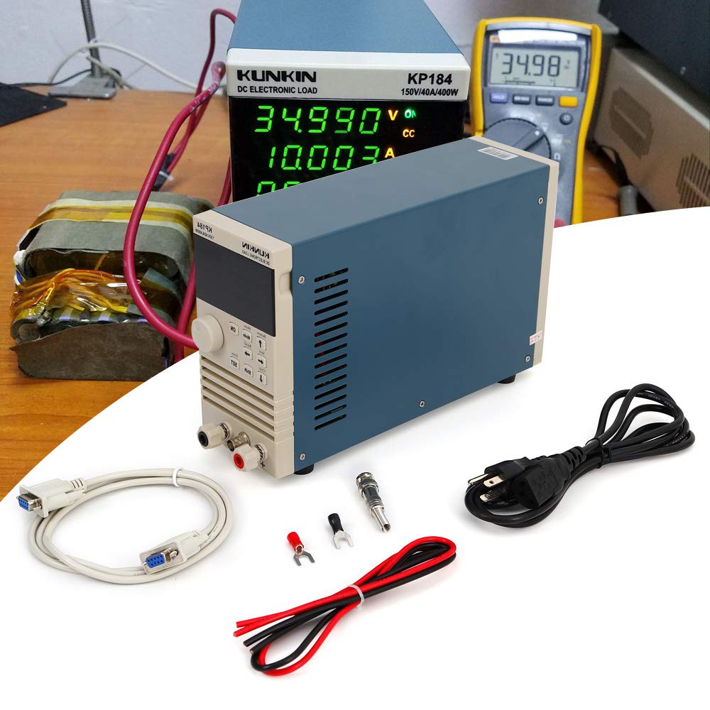 DC Electronic Load Battery Capacity Tester, GDAE10 Internal Resistance Tester Electronic Outlet Power Tester RS485/232 400W 150V 40A, KP184