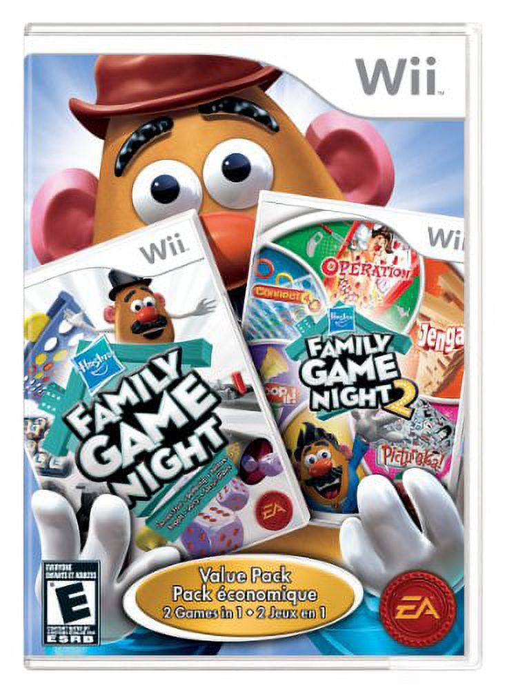 Hasbro Family Game Night 1 and 2 Bundle - Nintendo Wii
