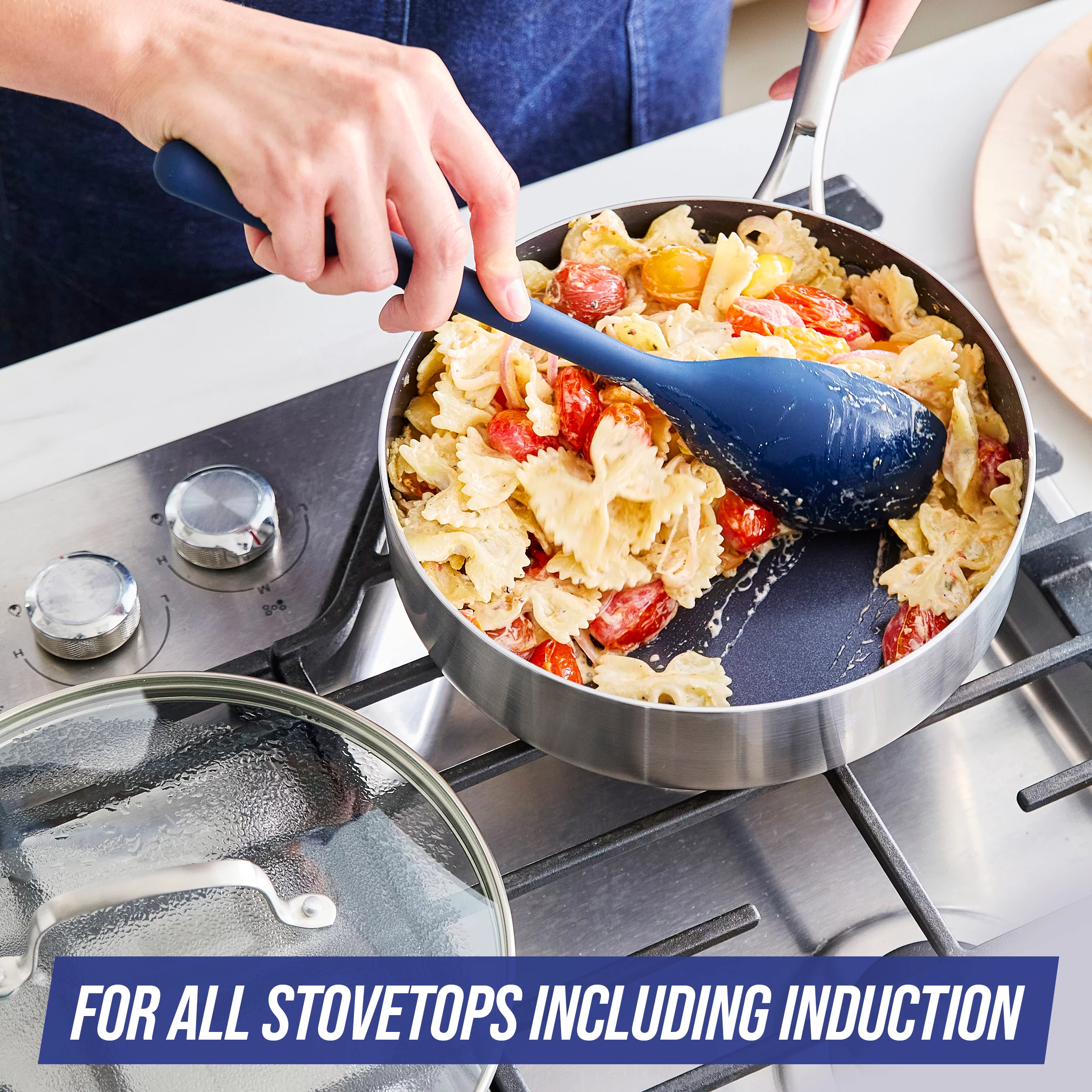 Blue Diamond HD Stainless Steel Clad Pro 10pc Cookware Set