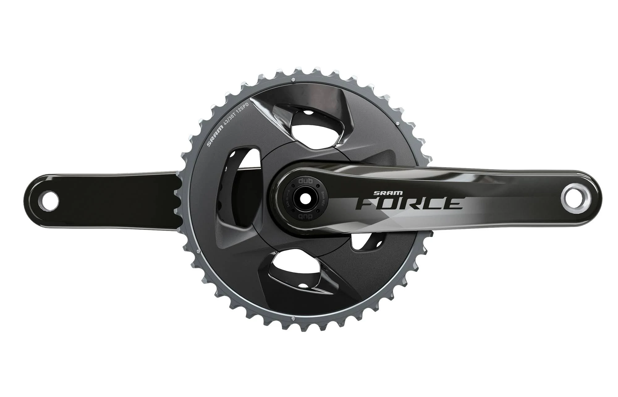 SRAM Force Crankset Wide AXS Dub 43/30t 165mm