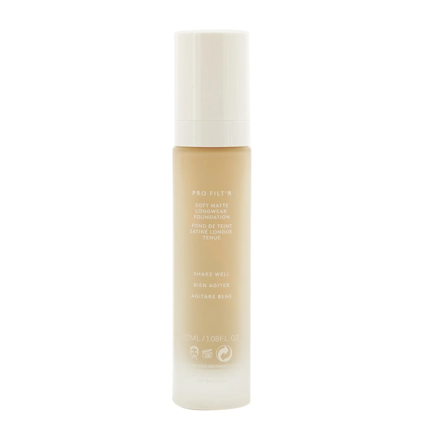 Fenty Beauty by Rihanna Pro Filt'R Soft Matte Longwear Foundation - #220 (Light Medium With Warm Peach Undertones) 32ml/1.08oz