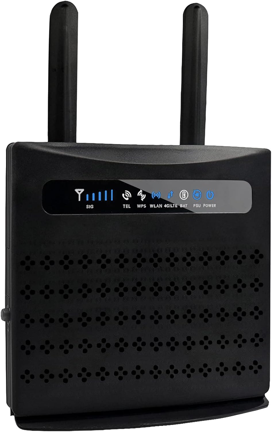 Yeacomm 4G LTE CPE Router with Sim Card Slot, 4G Wi-Fi Router with 2 RJ11 and 4 RJ45 Ports, Unlocked 3G 4G Wireless Router for Home/Office, Support Voice Calling, Not for Verizon