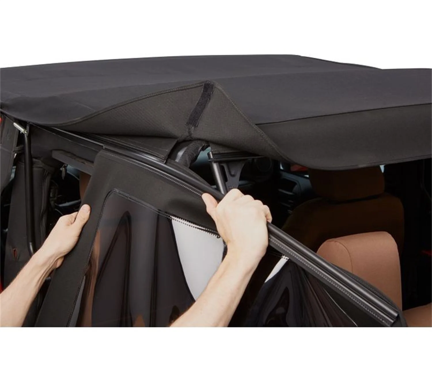 Bestop 54923-17 TrekTop NX Glide Convertible Soft Top Fits 2007-2018 Jeep Wrangler JK, 4-door