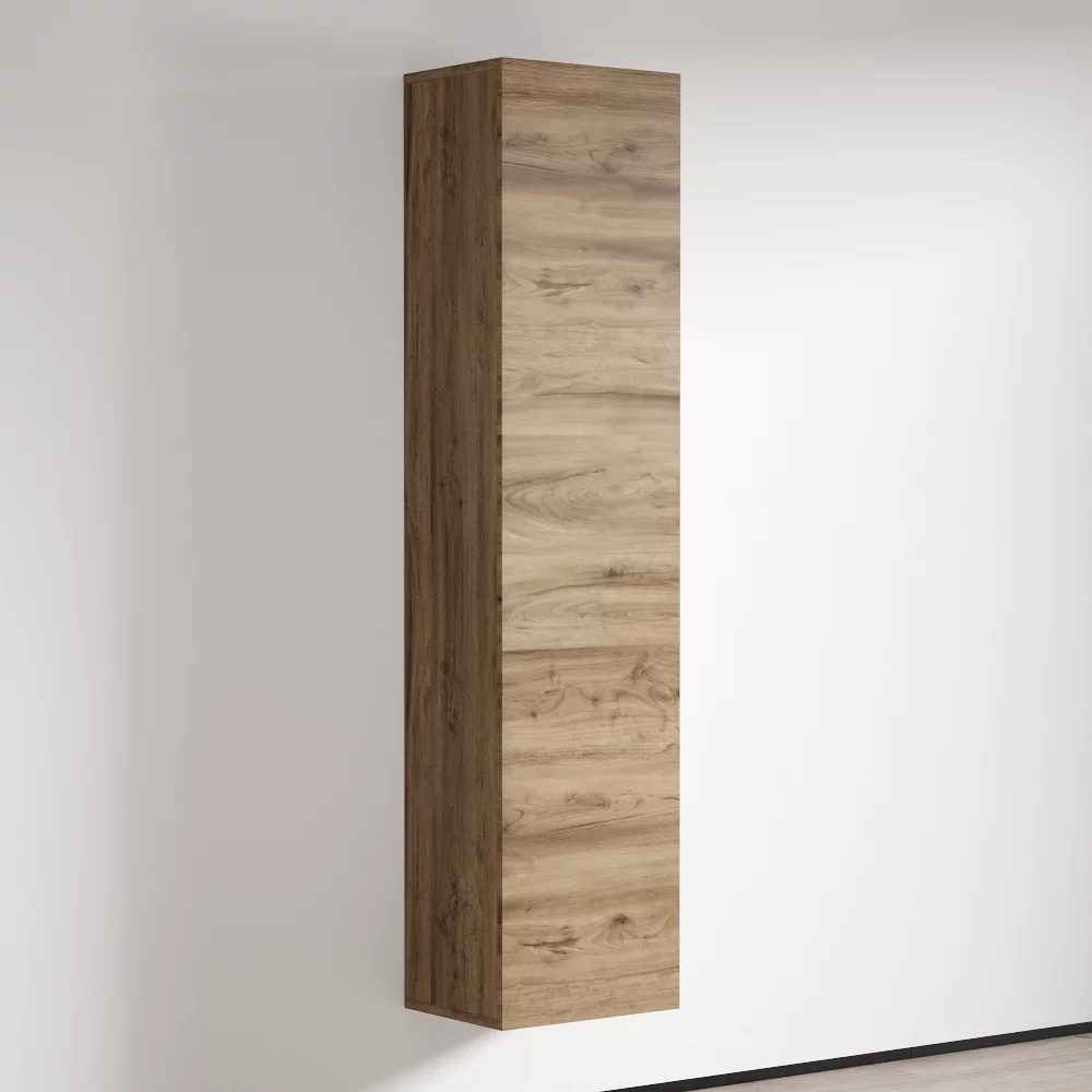 Fly Modular Wall Mounted Floating Bookcase Cabinet (Type-40) Oak