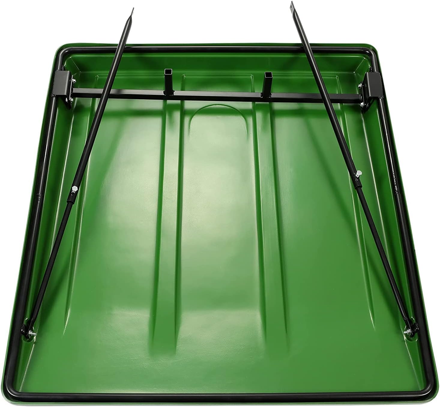 Kojem Green Tractor Canopy Compatible with John Deere Compact Utility Tractors with rops 34" Wide or Less. Fit 1 1/2" x 3", 2" x 2" or 2" x 3" ROPS Sun Shade Canopy with Bracket 35" W x 40" L