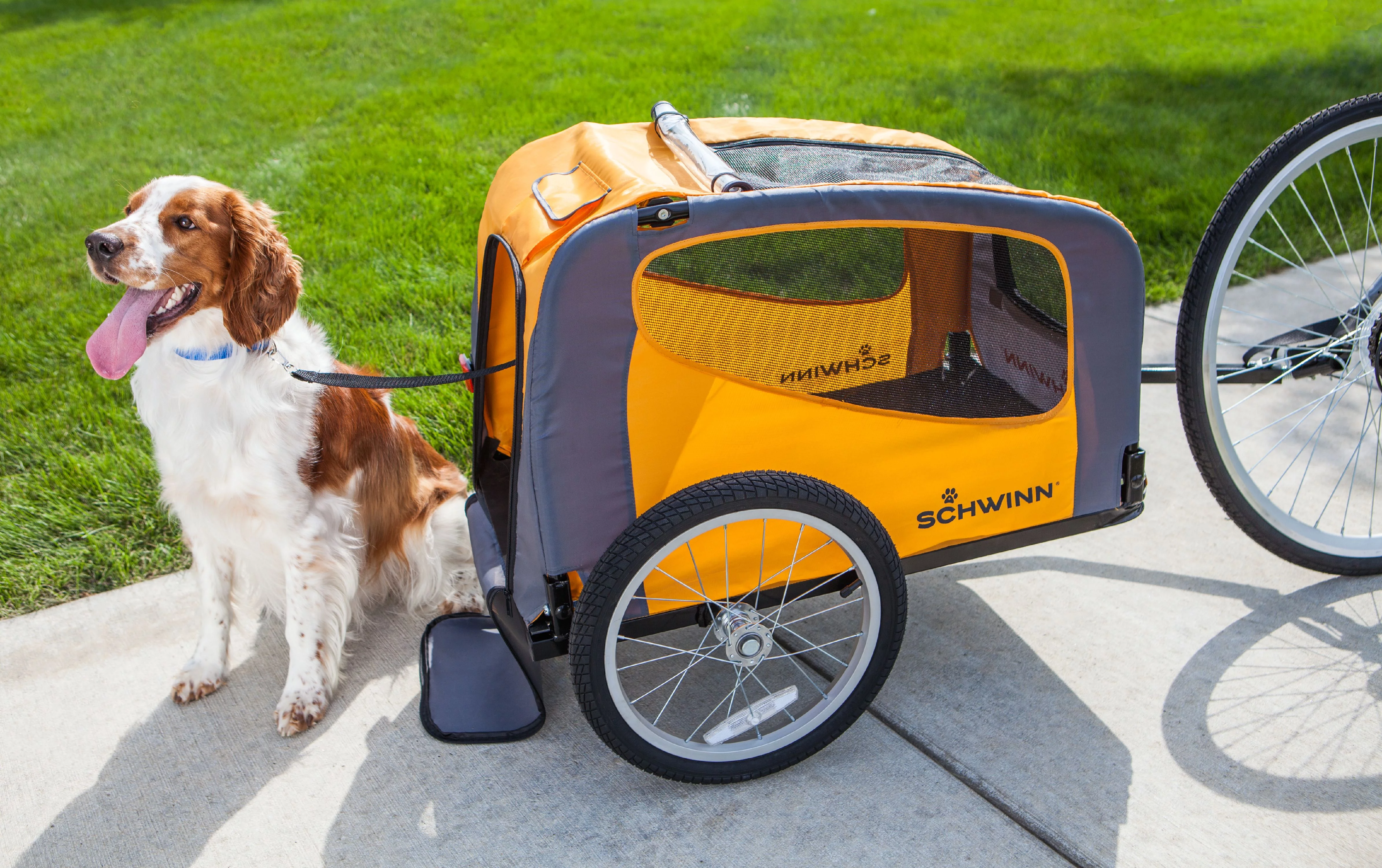 Schwinn Rascal Bike Pet Trailer, Orange