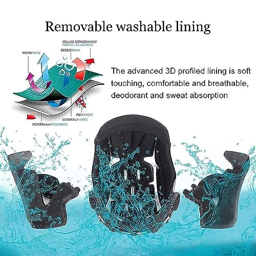 RUANLOV Flip up Front Motorcycle Helmet, Night Vision Modular Integrated Motorcycle Helmet, DOT/ECE Certified Lightweight for Men Women Helmet, Moped Chopper Helmets