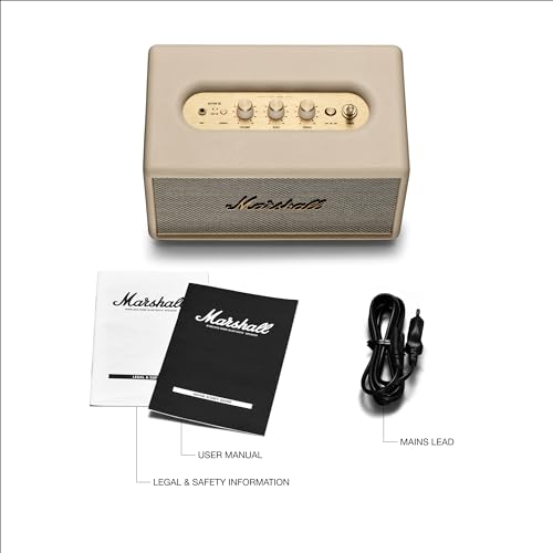 Marshall Acton III Bluetooth Home Speaker, Cream