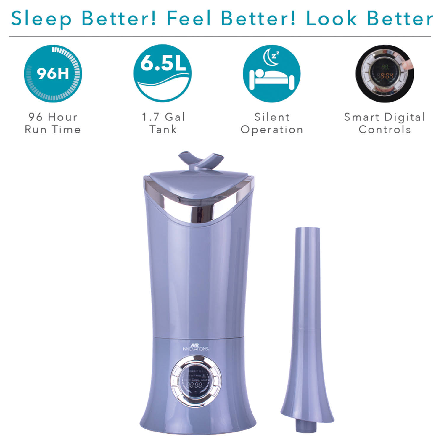 Air Innovations 1.7 gal. Ultrasonic Cool Mist Humidifier W- Remote