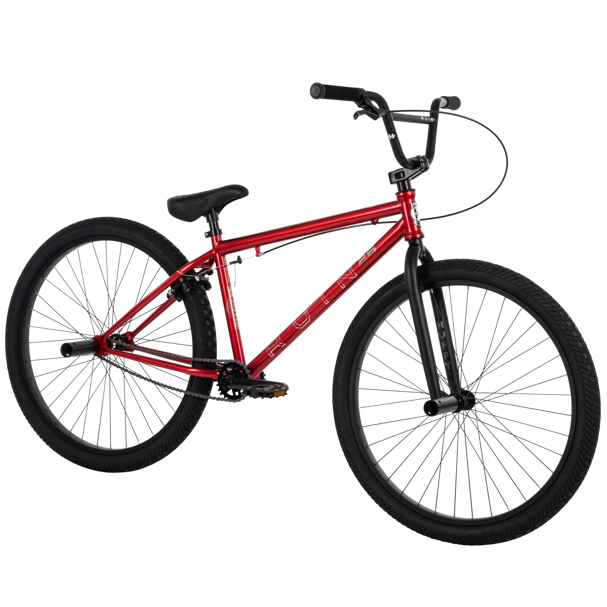 Huffy Ruin 26-inch Men's BMX Freestyle Bicycle, Ages 12+ Years,  Red