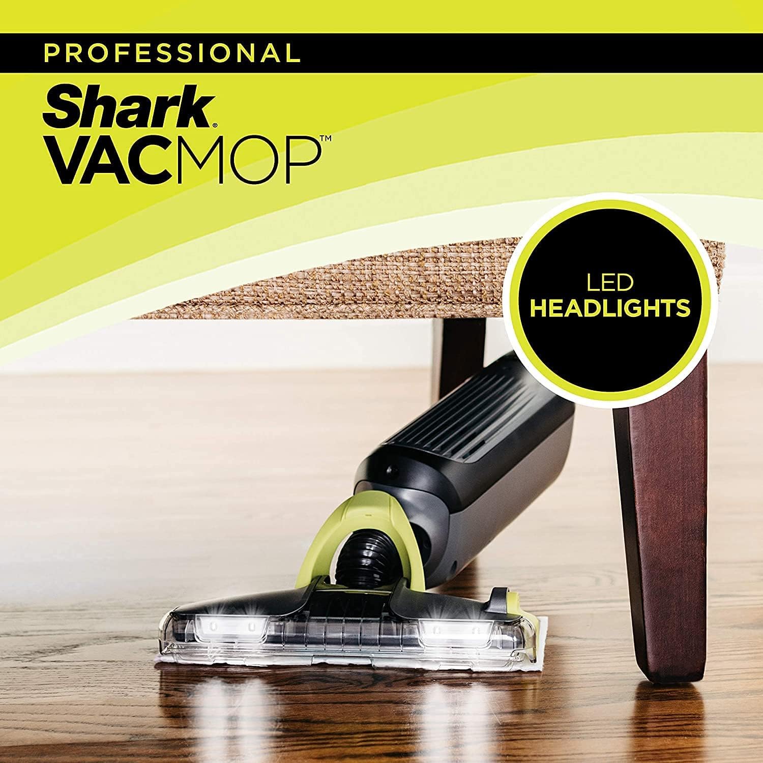 Shark VM252 VACMOP Pro Cordless Hard Floor Vacuum Mop with Disposable Pad, Charcoal Gray (VM252) (Renewed)