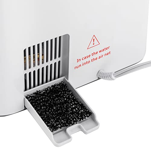 Industrial Commercial Humidifiers Whole House Humidifier 2000sq.ft Large Room Humidifier 2000ml/h 23.8L/6.2Gallons Top Fill Water Tank 110V for Warehouse Commercial Home Plants