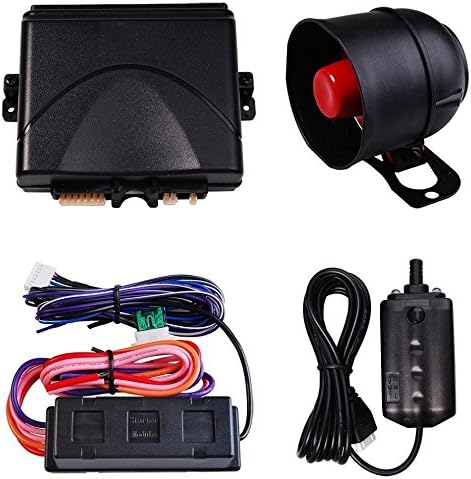 Carbest Vehicle Security Paging Car Alarm 2 Way LCD Sensor Remote Engine Start System Kit Automatic | Car Burglar Alarm System CB999 Pack of 2