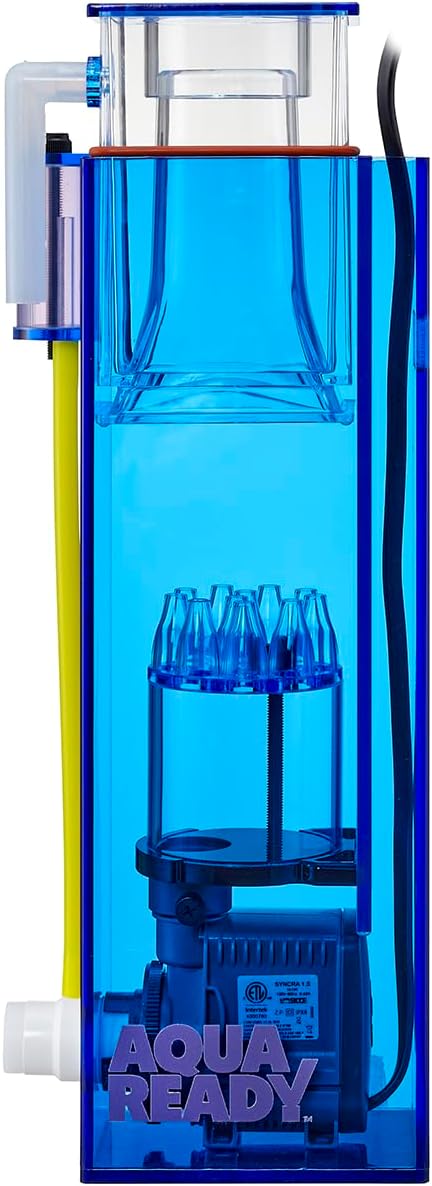 WS-1 Protein Skimmer - Efficient in-Sump Skimmer for Saltwater & Reef Aquariums, Ultra Quiet Pump, Adjustable, Compact Design, Perfect for Nano & Small Tanks