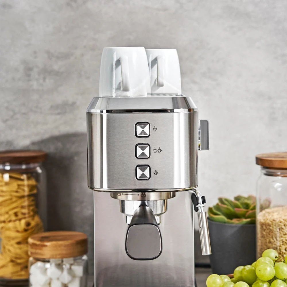 Pro Series - Slim Espresso Machine with 20 Bars of Pressure - Stainless Steel