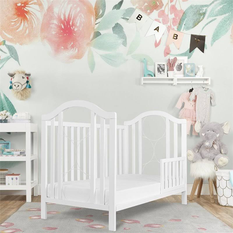 Slumber Baby Ariel Convertible Crib, White