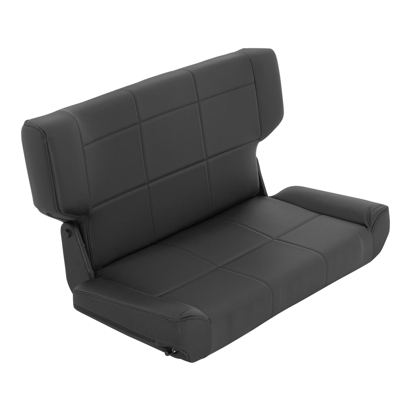 Smittybilt 41515 Fold And Tumble Rear Seat - Denim Black Fits select: 1997-2006 JEEP WRANGLER / TJ