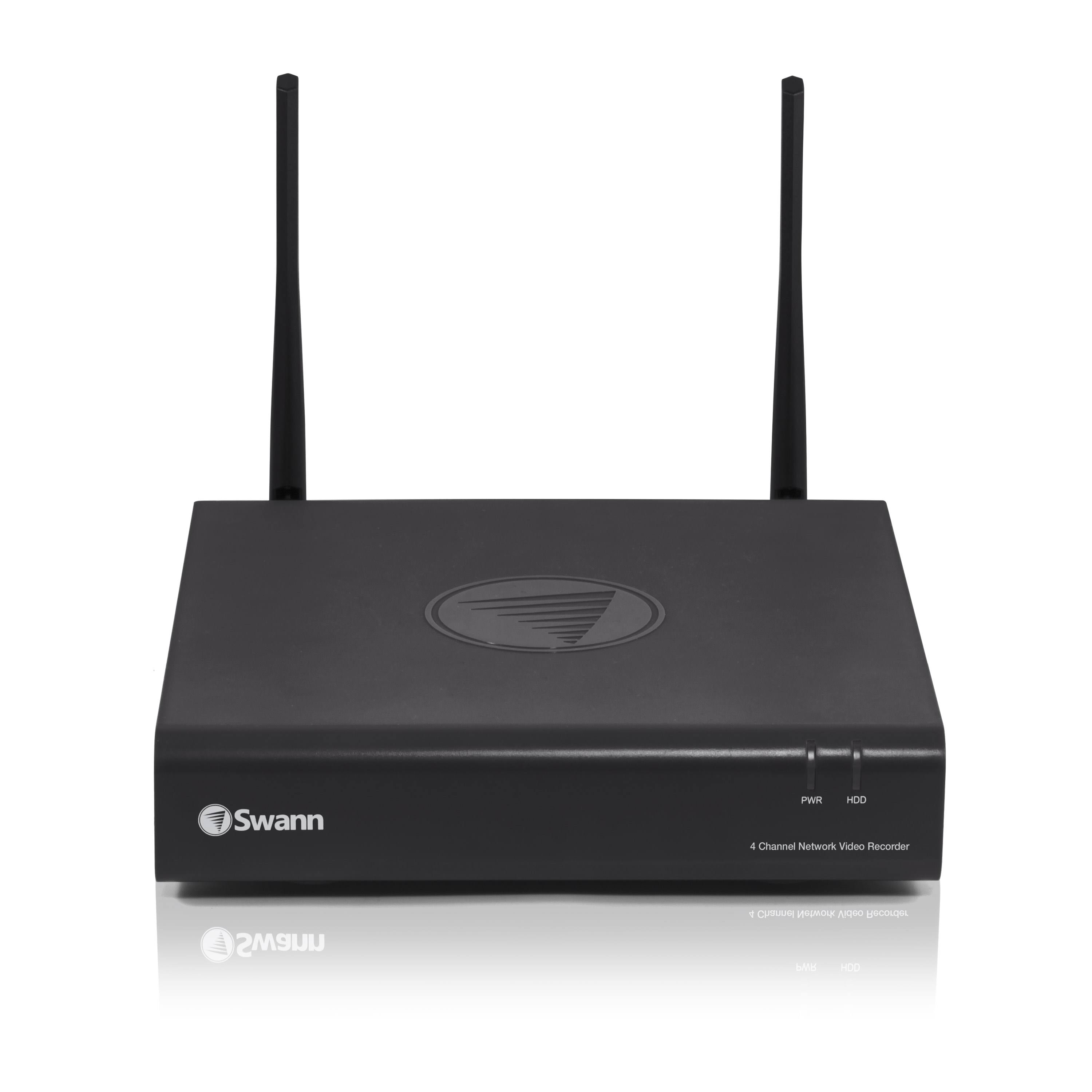Swann SWNVK-485KH2 4-Channel DVR with 2 Outdoor cameras Night Vision - Wireless - 1 TB