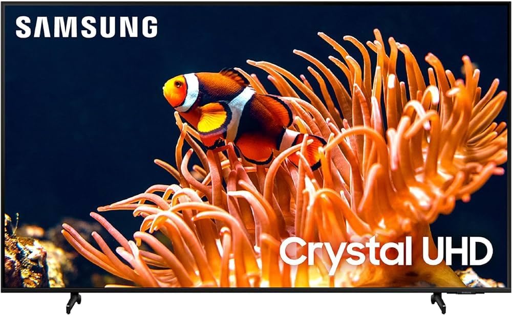 SAMSUNG 50-Inch Class DU800 Crystal UHD LED 4K Smart TV, Black (Renewed)