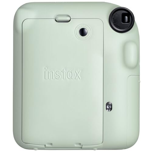 Fujifilm Instax Mini 12 Instant Camera Pastel Blue with 40 Sheets Fujifilm Instax Mini Film Bundle, Sunshine Photo Microfiber Cleaning Cloth Included