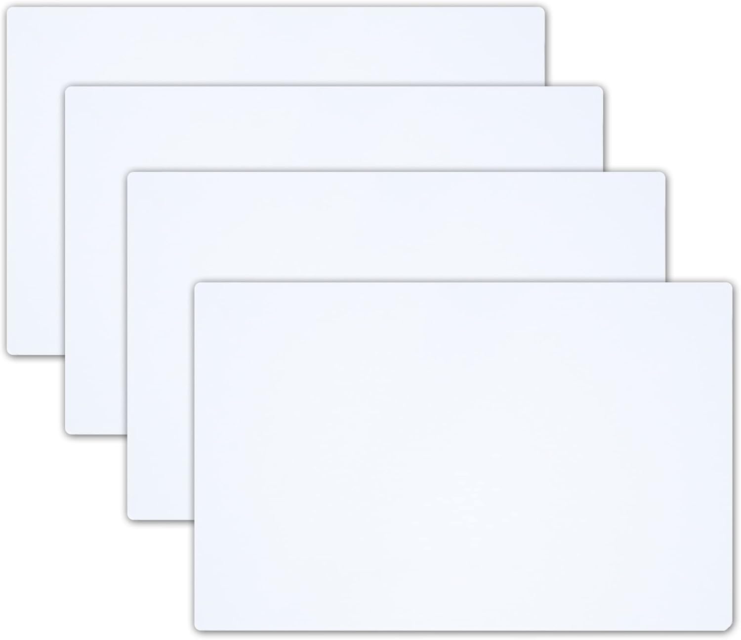 Bulk Blank Car Magnet 12x9 - .30mil Flexible, Printable, White Vinyl Surface - Safe on Vehicles, Cuts Easily with Scissors for DIY Craft Projects Great for Commercial or Marketing Vehicles (10)