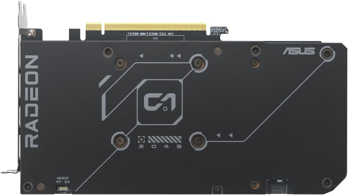 ASUS Dual Radeon RX 7600 XT OC Edition 16GB GDDR6 Graphics Card AMD RDNA 3 PCIe 4.0 16GB GDDR6 Memory HDMI 2.1 DisplayPort 2.1