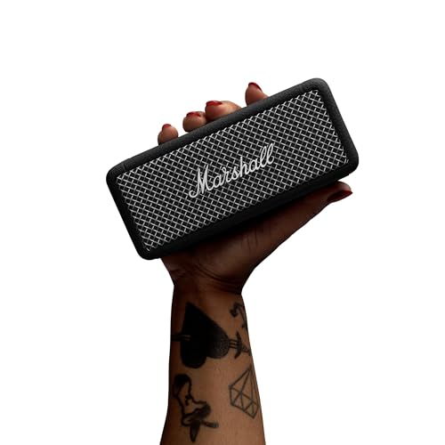 Marshall Emberton II Portable Bluetooth Speaker, Black & Brass
