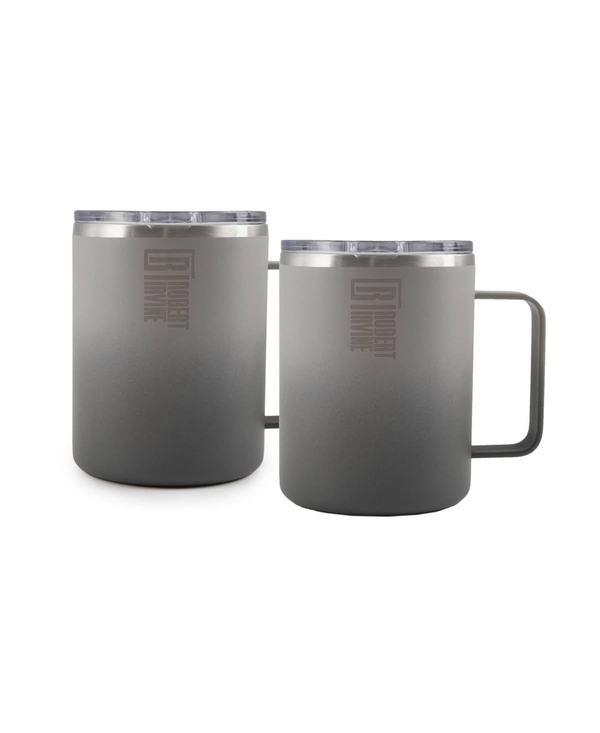 Robert Irvine by Cambridge Insulated Coffee Mugs, Set of 2 - Gray
